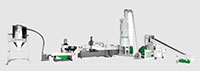Side Entrance Single Stage Die-Face Cutting Plastic Waste Pelletizing and Recycling Machines