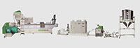 Force Feeding Two Stages Spaghetti Cutting Plastic Pelletizing and Recycling Machines - 2