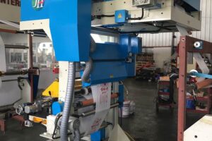 One color x 42” wide, with enclosed Dr blade chambers, exit nip, and upgraded driers